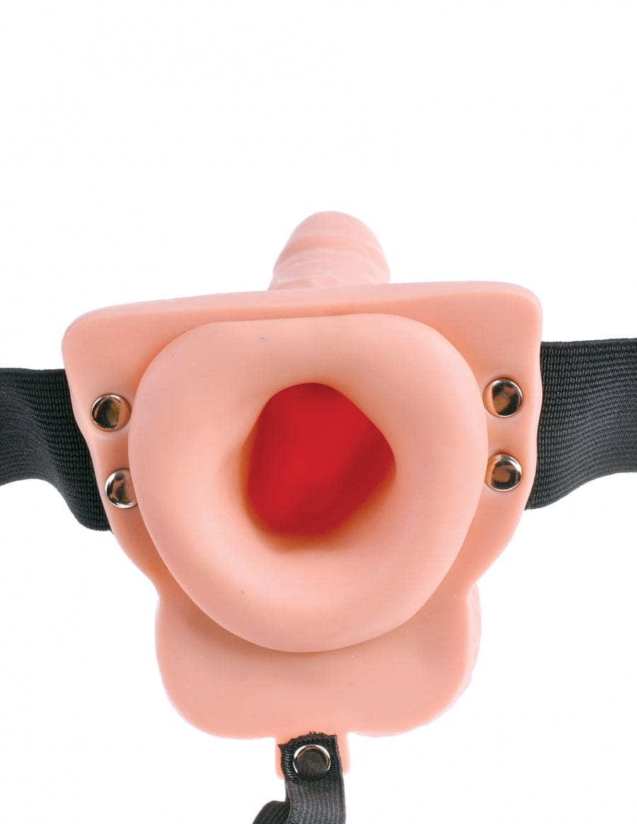 Pipedream Products Strap-Ons Pipedream Products Fetish Fantasy 6" Hollow Rechargeable Strap-On with Remote