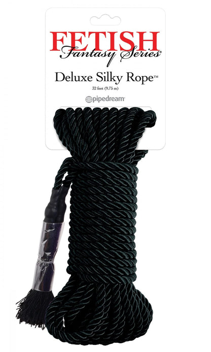 Pipedream Products Bondage & Fetish Black Pipedream Products Fetish Fantasy Deluxe Silky Rope