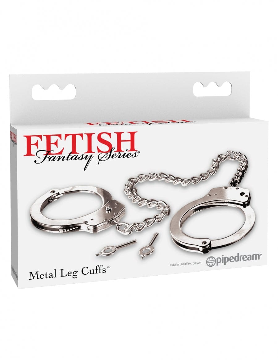 Pipedream Products Cuffs Pipedream Products Fetish Fantasy Metal Leg Cuffs