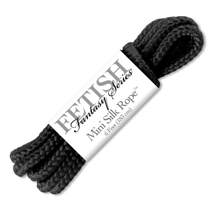 Pipedream Products Bondage & Fetish Pipedream Products Fetish Fantasy Mini Silk Rope Black