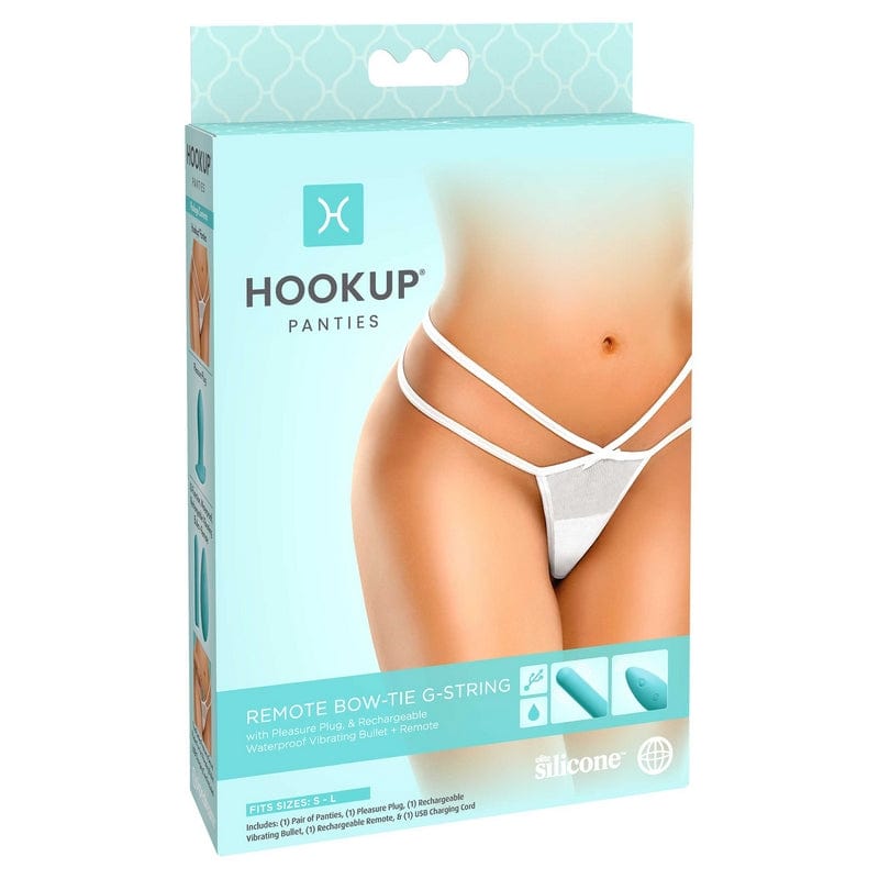 Pipedream Products Pleasure kits Pipedream Products Hookup Panties Remote Bow Tie G-String