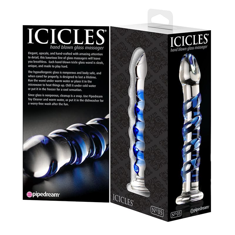 Pipedream Products Dildos Pipedream Products Icicles No. 5 Glass Massager
