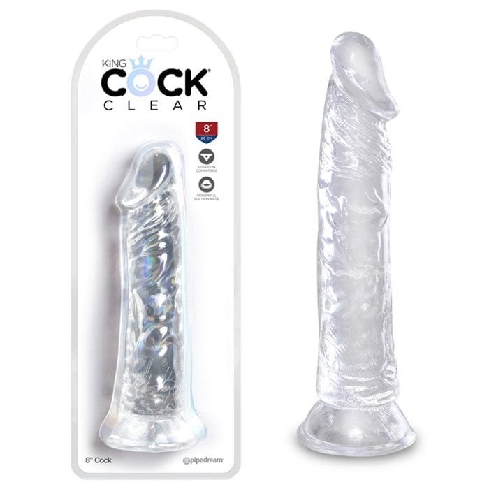 Pipedream Products Dildos Pipedream Products King Cock Clear 8" Cock