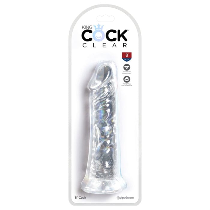 Pipedream Products Dildos Pipedream Products King Cock Clear 8" Cock