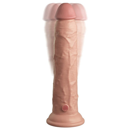 Pipedream Products Dildos Pipedream Products King Cock Elite 9” Vibrating Silicone Cock with Remote Light
