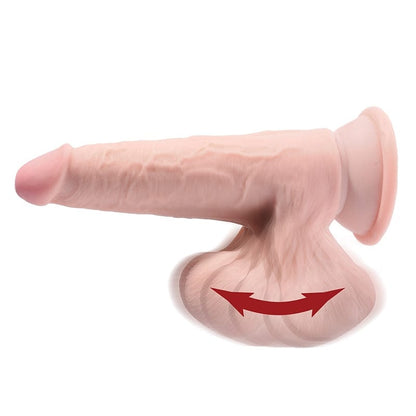 Pipedream Products Dildos Pipedream Products King Cock Plus 8" Triple Density Cock With Swinging Balls