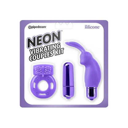 Pipedream Products Pleasure kits Purple Pipedream Products Neon Vibrating Couples Kit