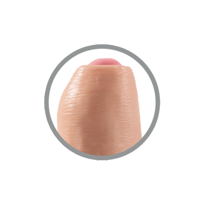 Pipedream Products Dildos Pipedream Products King Cock 7” Uncut Cock Tan