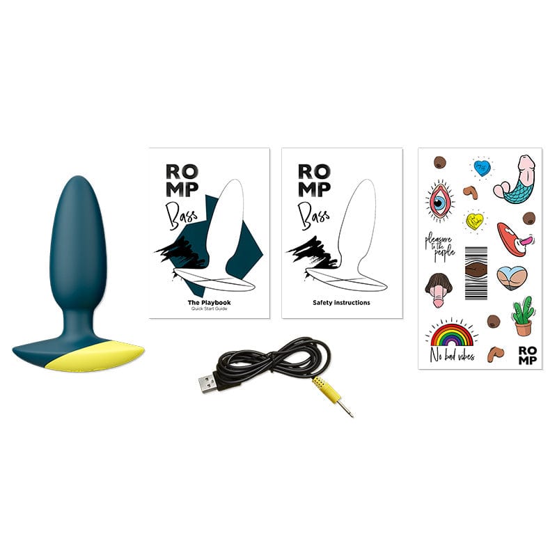 ROMP Butt Plugs Romp Bass Vibrating Anal Plug