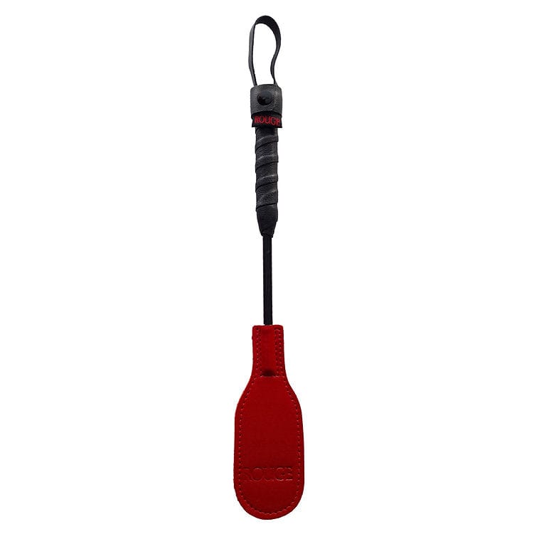 Rouge Mini Leather Oval Paddle Crop 10"