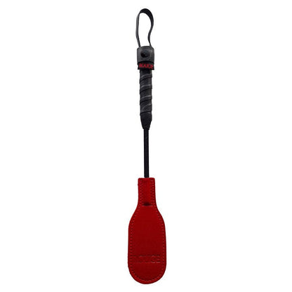 Rouge Mini Leather Oval Paddle Crop 10"