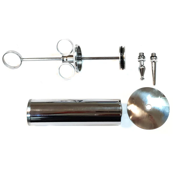 Rouge Stainless Steel Enema Syringe