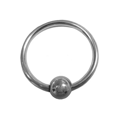 Rouge Stainless Steel Glans Ring with Pressure Point Ball