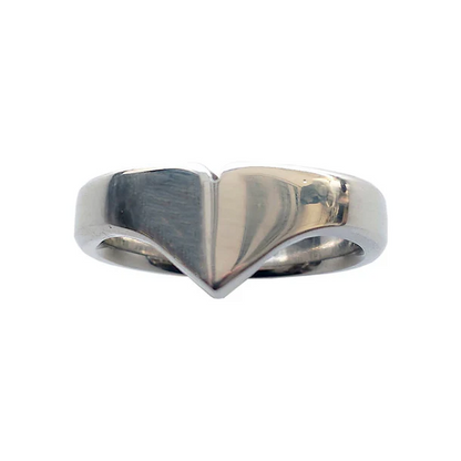 Rouge Stainless Steel Taj Ring