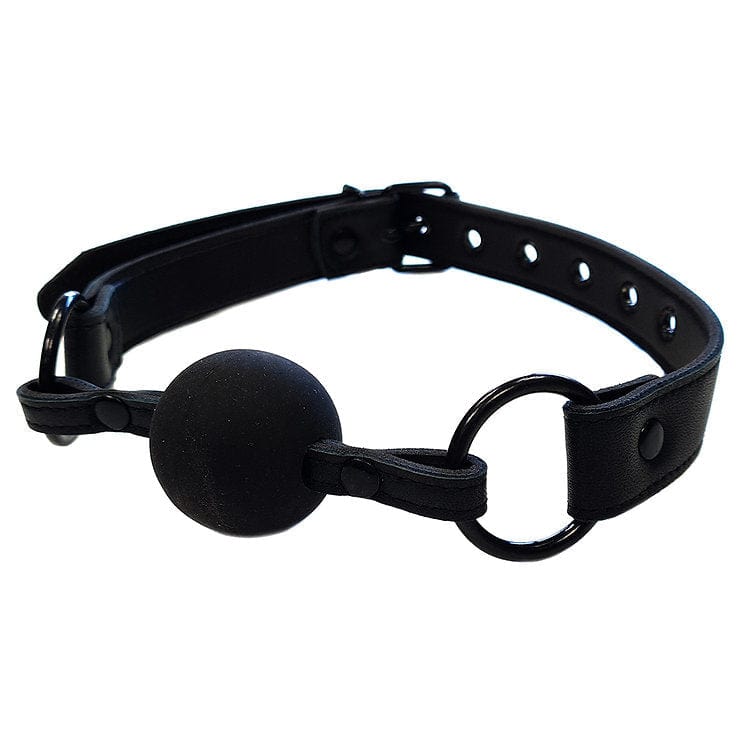 Rouge Leather Ball Gag
