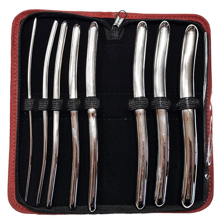 Rouge Stainless Steel 8-Piece Hegar Dilator Set