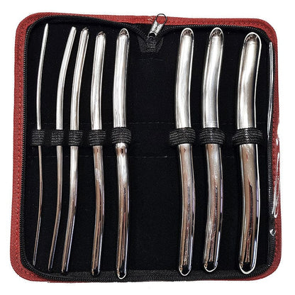 Rouge Stainless Steel 8-Piece Hegar Dilator Set