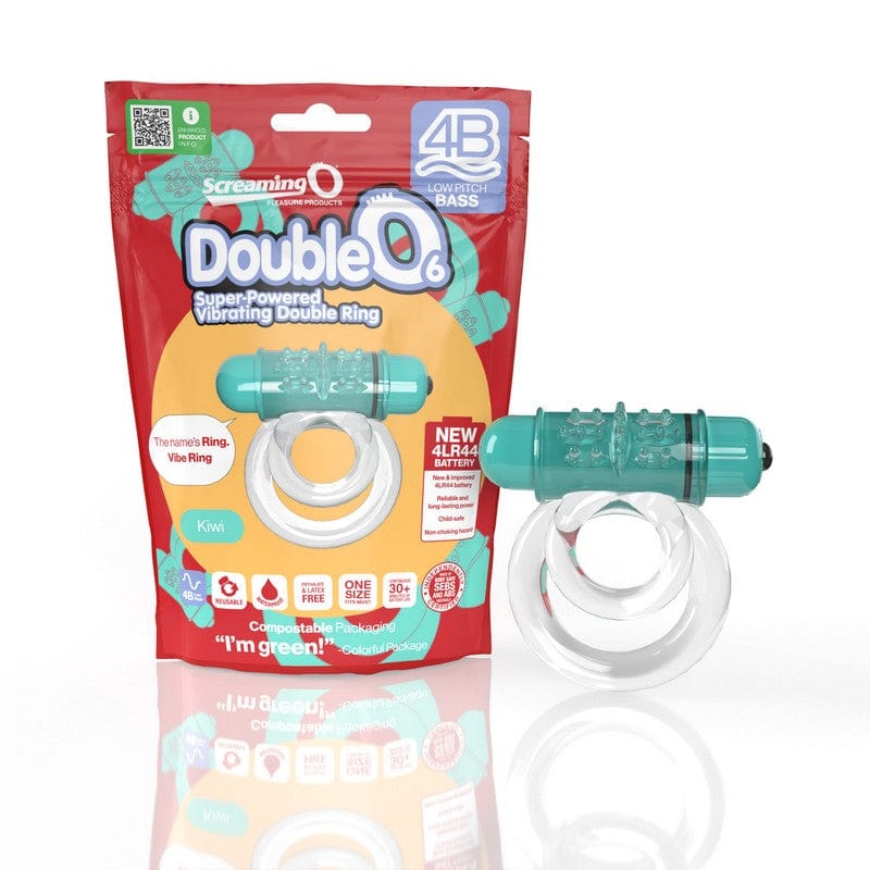 Screaming O Cock Rings Kiwi Screaming DoubleO 6 Ring Vibrator