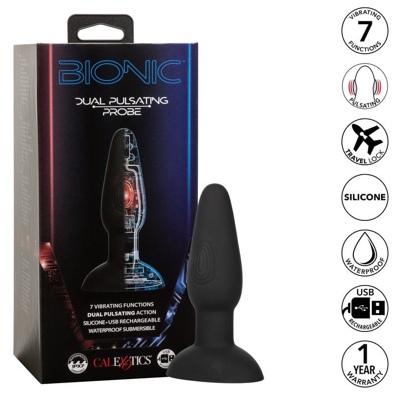 CALEXOTICS Anal Toys CalExotics Bionic Dual Pulsating Probe