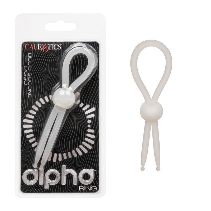 CALEXOTICS Cock Rings Clear Calexotics Alpha Silicone Lasso