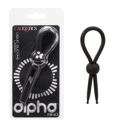 CALEXOTICS Cock Rings Black Calexotics Alpha Silicone Lasso