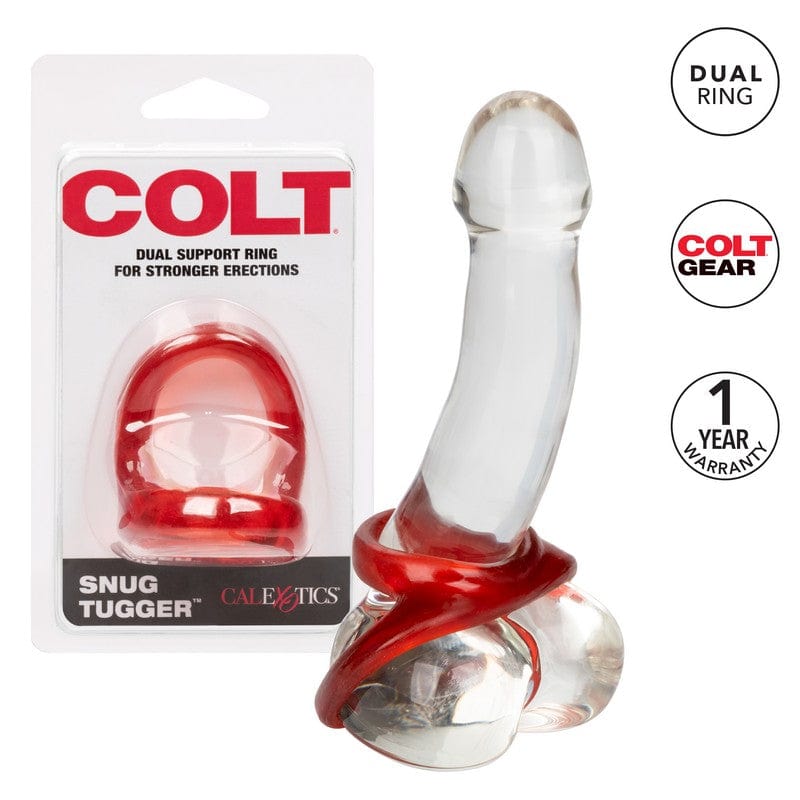 CALEXOTICS Cock Rings Calexotics Colt Snug Tugger Support Ring Red