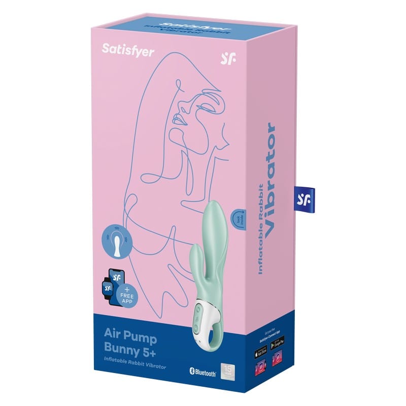 Satisfyer Vibrators Satisfyer Air Pump Bunny 5+ Inflatable Rabbit Vibe