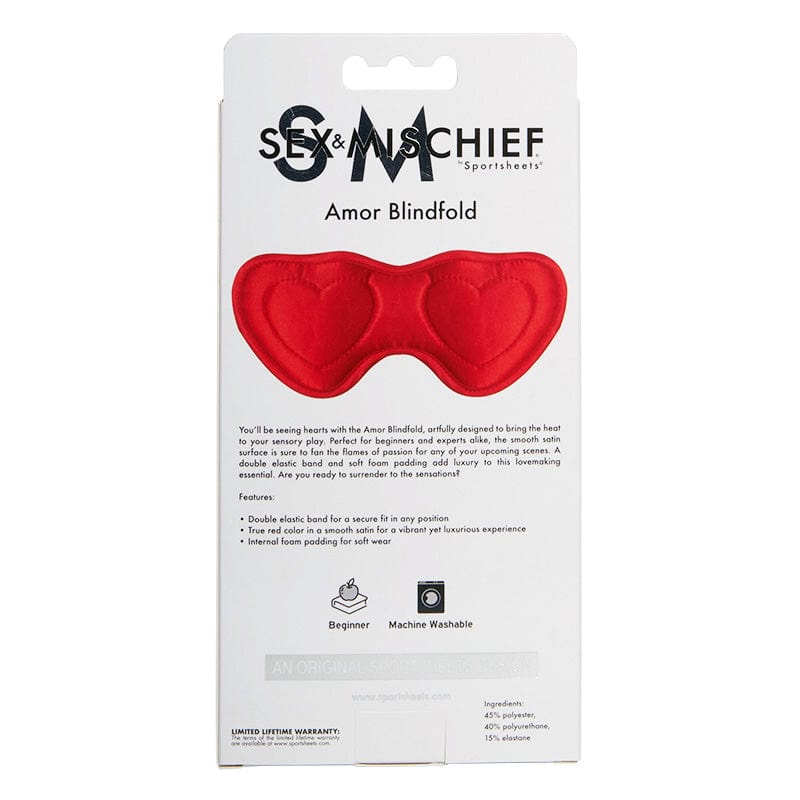 Sportsheets BDSM Sportsheets S&M Amor Blindfold