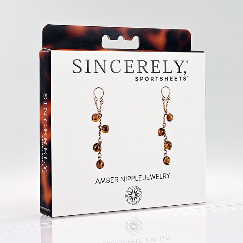 Sportsheets Female Enhancement Sportsheets Sincerely Amber Nipple Jewelry