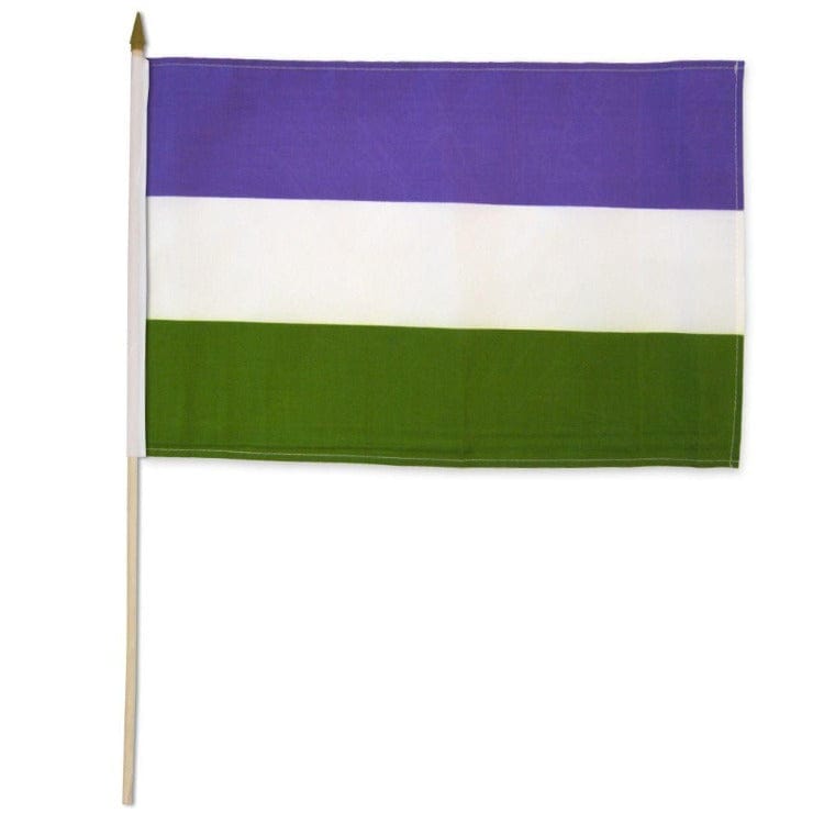 Flags Importer Pride Flags Flags Importer 12" x 18" Gender Queer Stick Flag