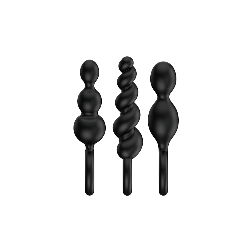Satisfyer Butt Plugs Satisfyer Booty Call Black Plug Set