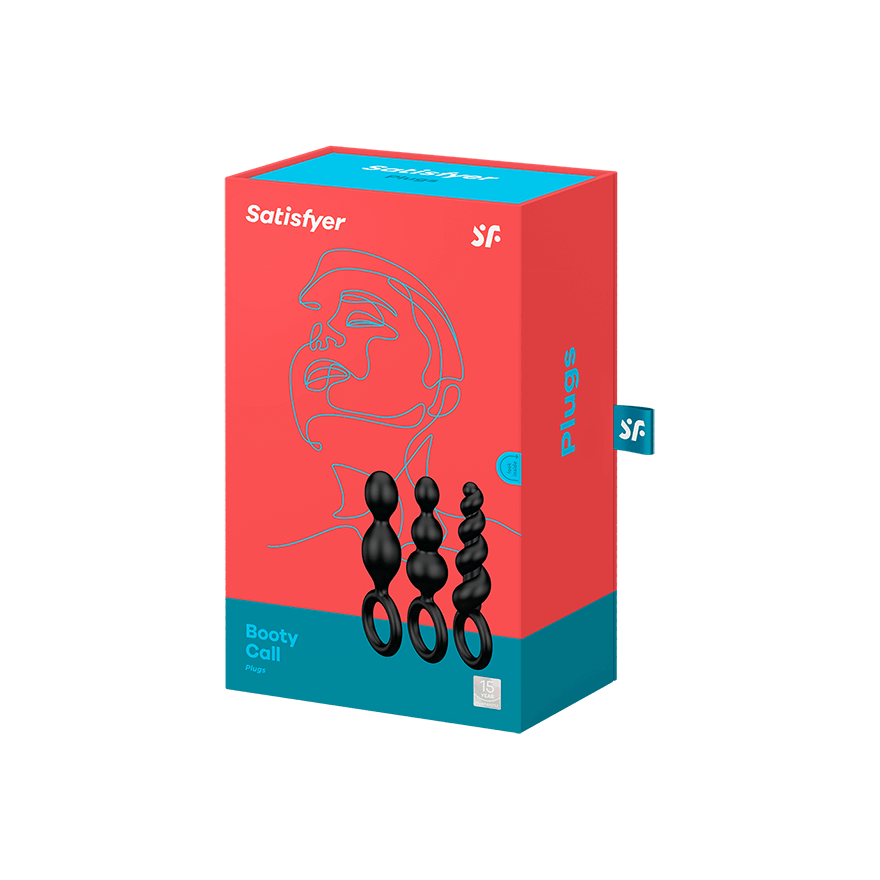Satisfyer Butt Plugs Satisfyer Booty Call Black Plug Set