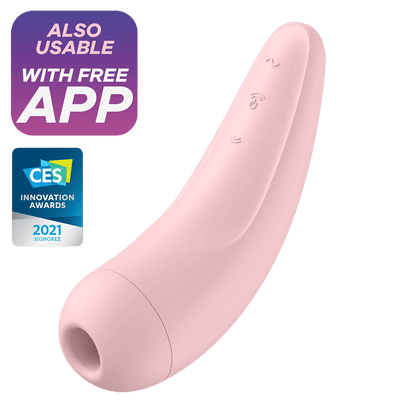 Satisfyer Clitoral Stimulators Satisfyer Curvy 2+ Pink Stimulator
