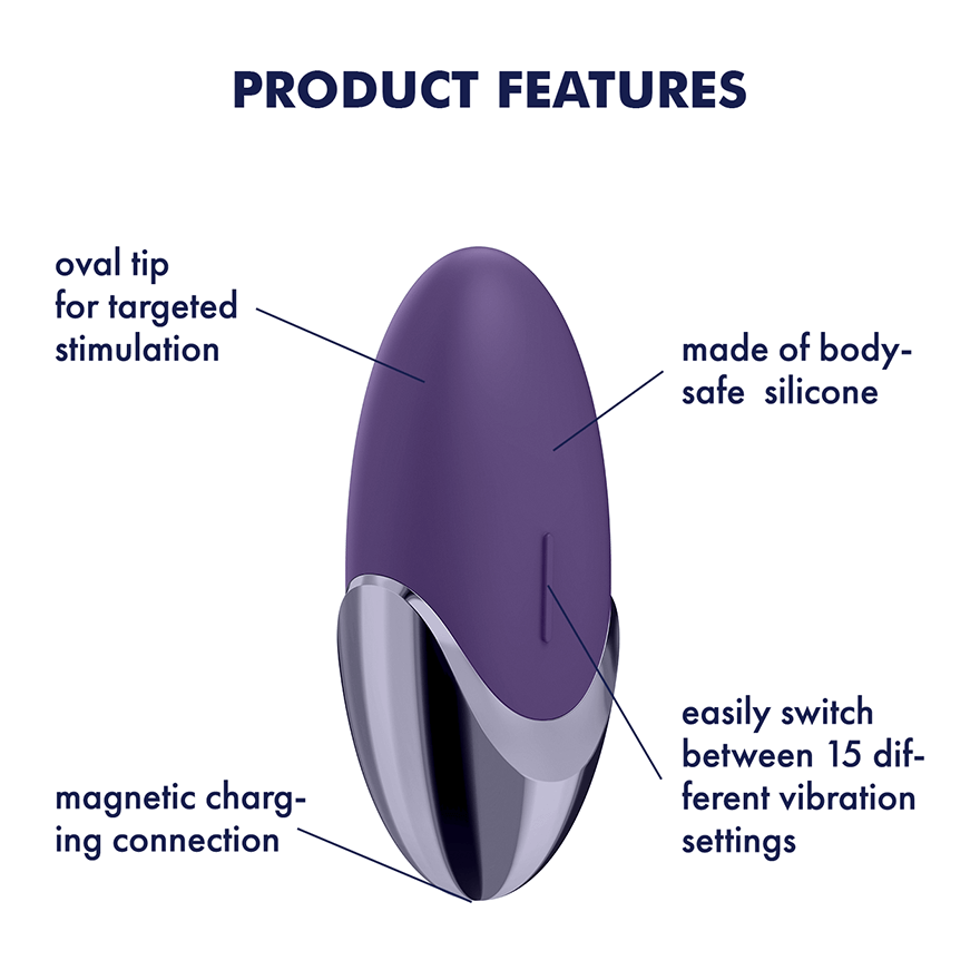 Satisfyer Vibrators Satisfyer Lay-On Purple Pleasure Vibrator