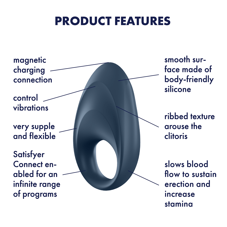 Satisfyer Cock Rings Satisfyer Mighty One Ring Vibrator