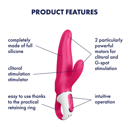 Satisfyer Vibrators Satisfyer Mr. Rabbit Pink Vibrator