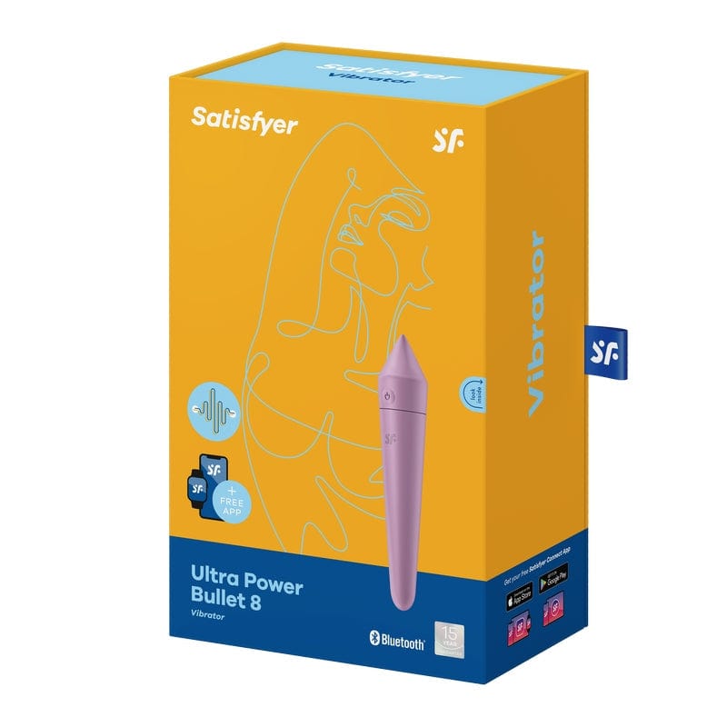 Satisfyer Vibrators Lilac Satisfyer Ultra Power Bullet 8 Vibrator