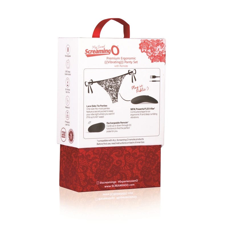 Screaming O Vibrators Screaming O Premium Ergonomic Vibrating Panty Set