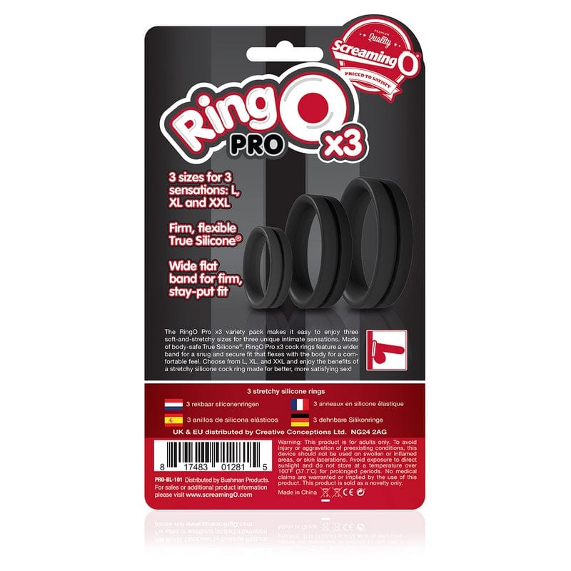 Screaming O Cock Rings Screaming O RingO Pro x3 Cock Rings