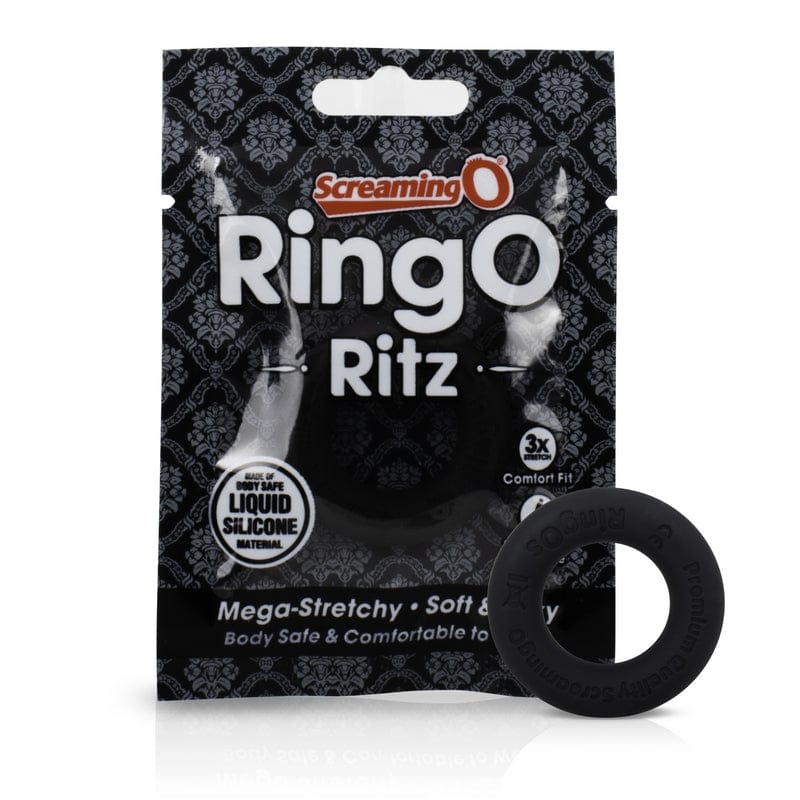 Screaming O Cock Rings Black Screaming O RingO Ritz