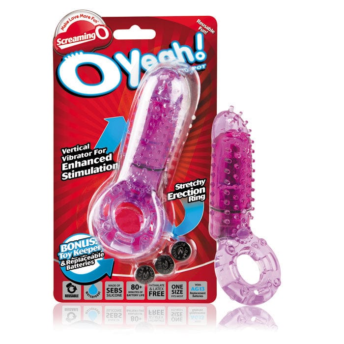 Screaming O Cock Rings Purple Screaming O Yeah Ring Vibe