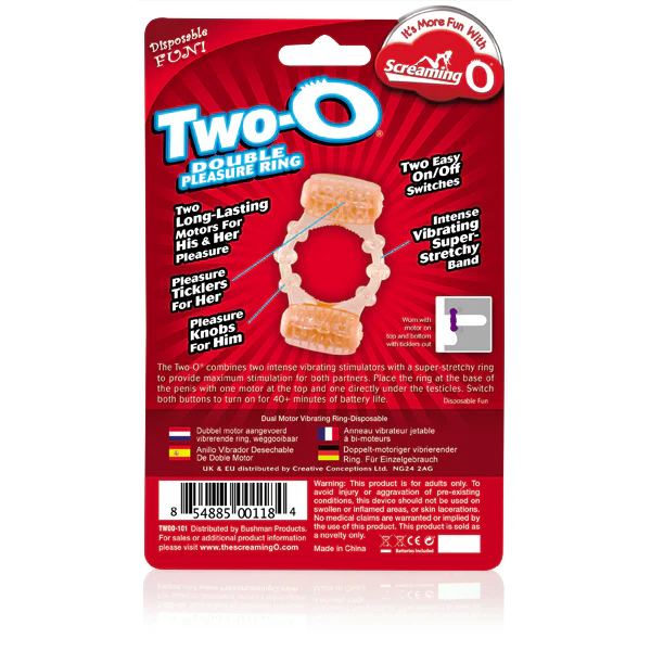 Screaming O Two-O Double Pleasure Ring