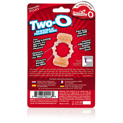 Screaming O Two-O Double Pleasure Ring