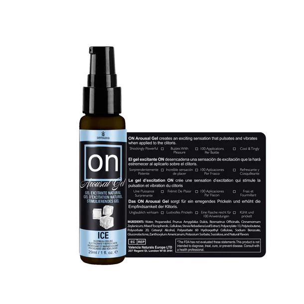 Gel excitante On™ Ice, botella de 1 oz