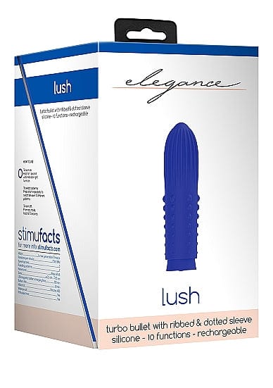 Shots Vibrator Blue Shots Elegance Lush Bullet Vibrator