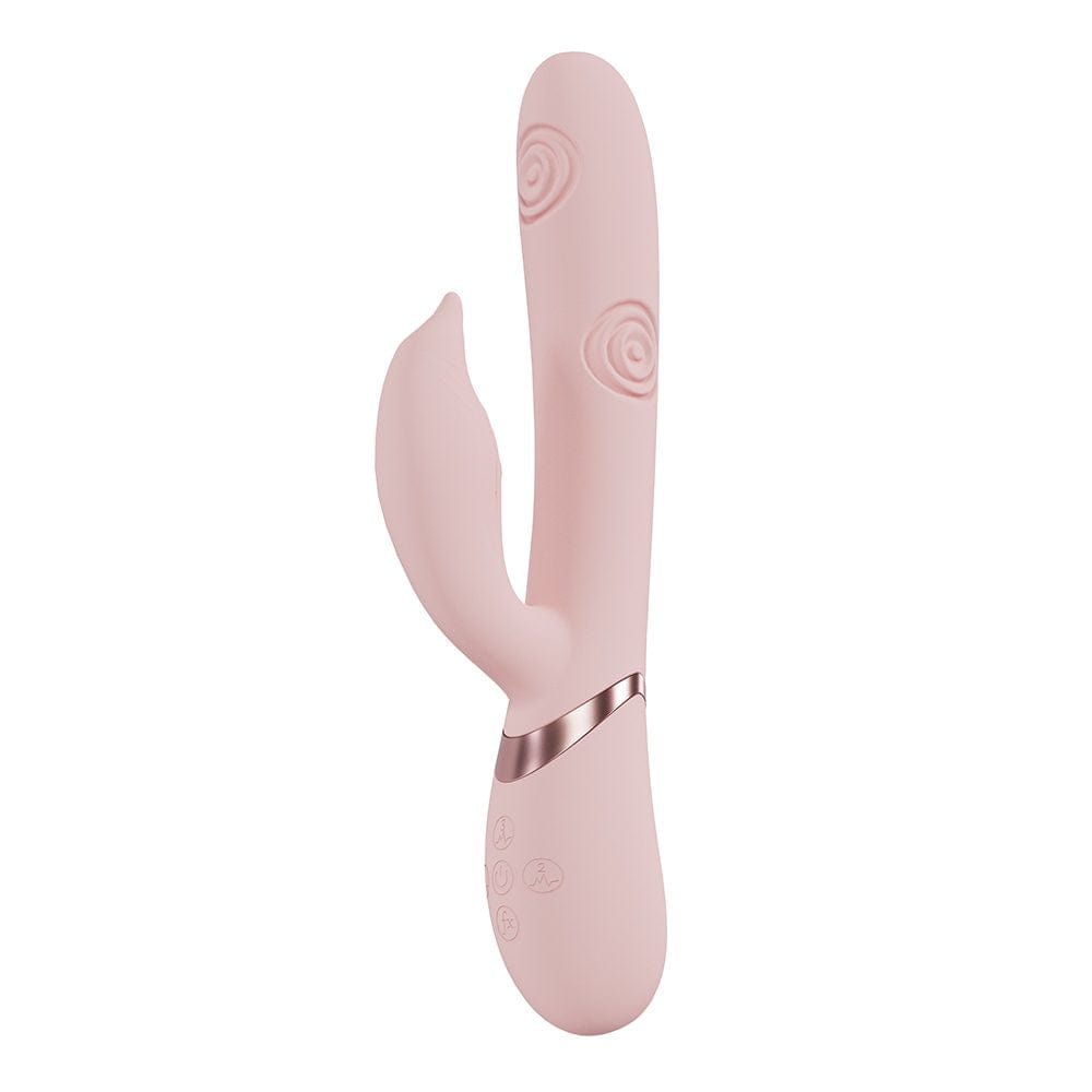 Shots Vibrators Pink Shots Pallina Triple Motor G-Spot Beaded Vibe