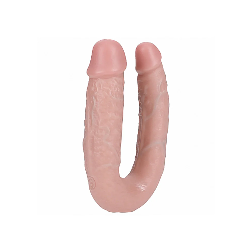 Shots RealRock U Shape Realistic Double Dildo 5"