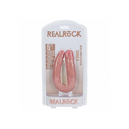 Shots RealRock U Shape Realistic Double Dildo 5"