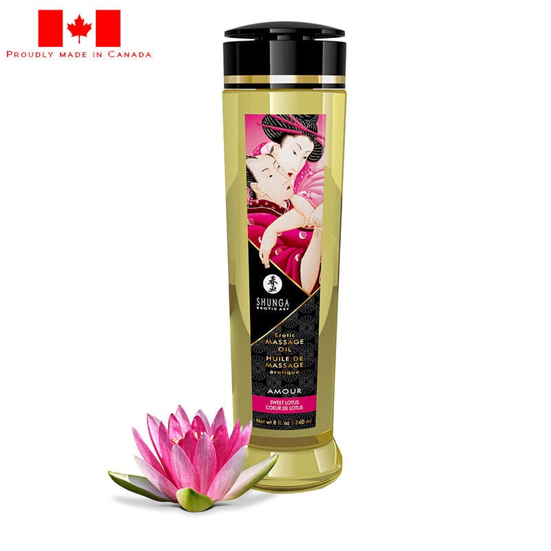 Shunga Lubes & Lotions Shunga Erotic Massage Oil Sweet Lotus 8oz