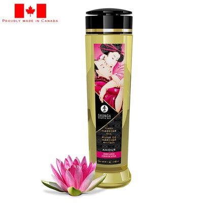 Shunga Lubes & Lotions Shunga Erotic Massage Oil Sweet Lotus 8oz